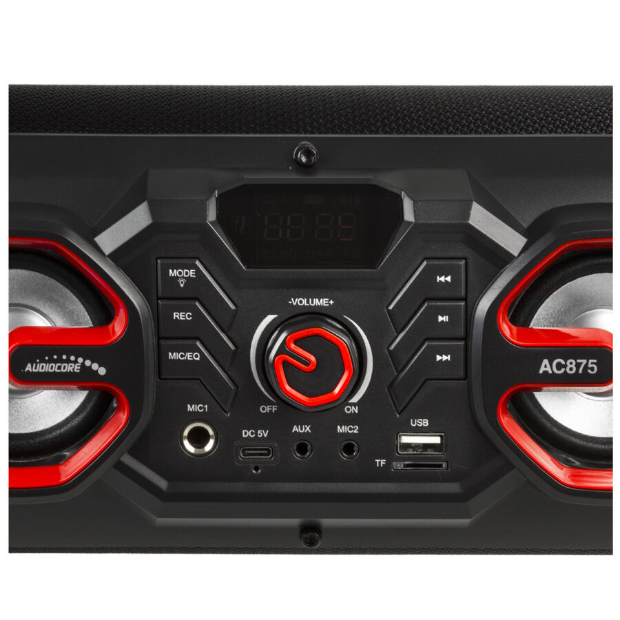 Audiocore AC875 Hordozható Bazooka Hangszóró - Image 6