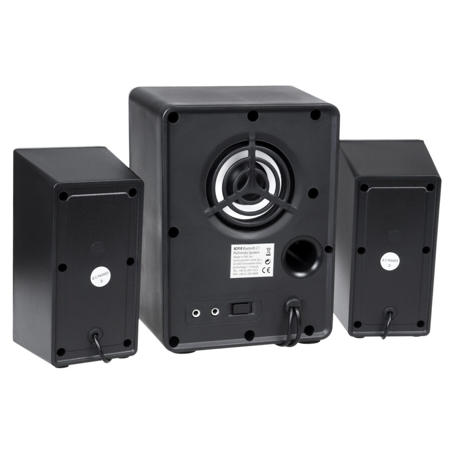 Audiocore AC910 Bluetooth 2.1 Hangszórókészlet FM rádióval, TF kártya bemenettel, AUX és USB táplálással - Image 6