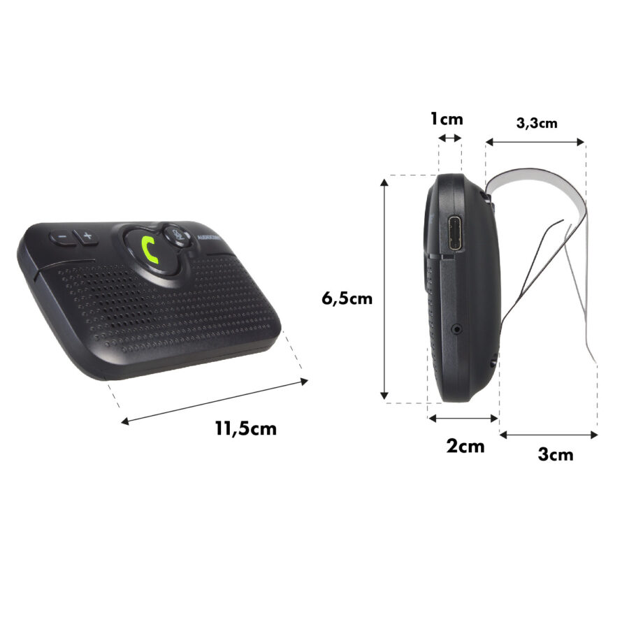 Audiocore AC475 Bluetooth 5.0 Kihangosító Készlet - Image 9