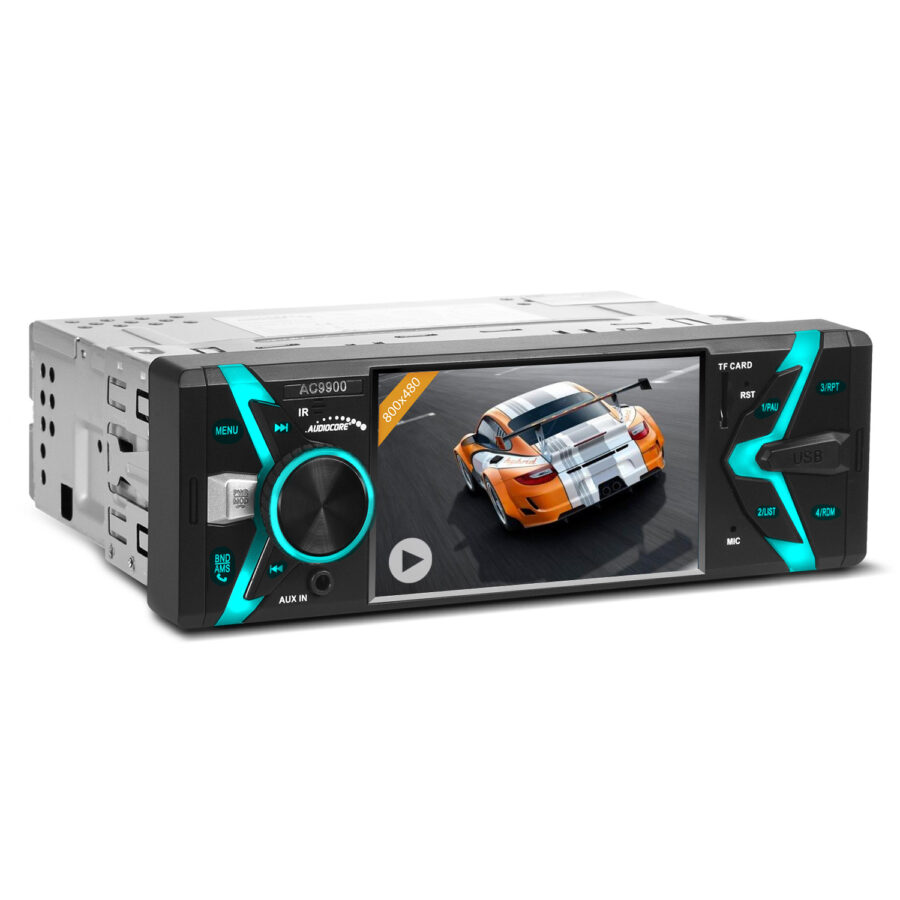 Audiocore AC9900 MP5 Multimédiás Autórádió Bluetooth Kihangosítóval és Távirányítóval