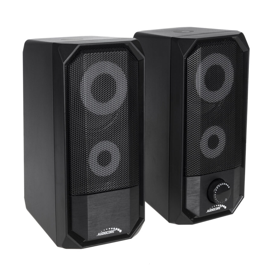 Audiocore AC845 Bluetooth 4.2 Számítógépes Hangszórók - 10W, USB, Érintésvezérlés, Fekete - Image 5