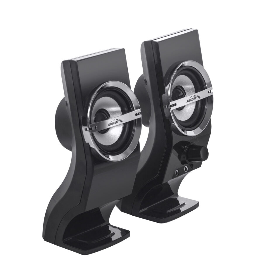 Audiocore AC805 6W USB Fekete Számítógépes Hangszórók - Image 4