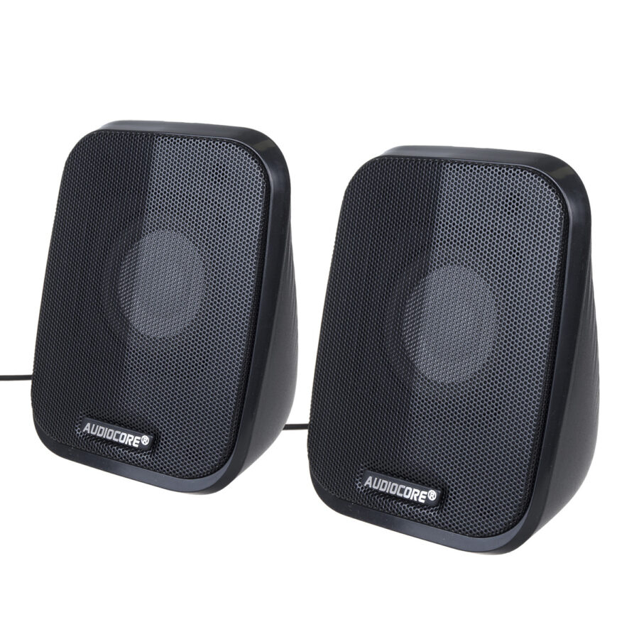 Audiocore AC835 LED USB Számítógépes Hangszórók 6W Fekete - Image 2