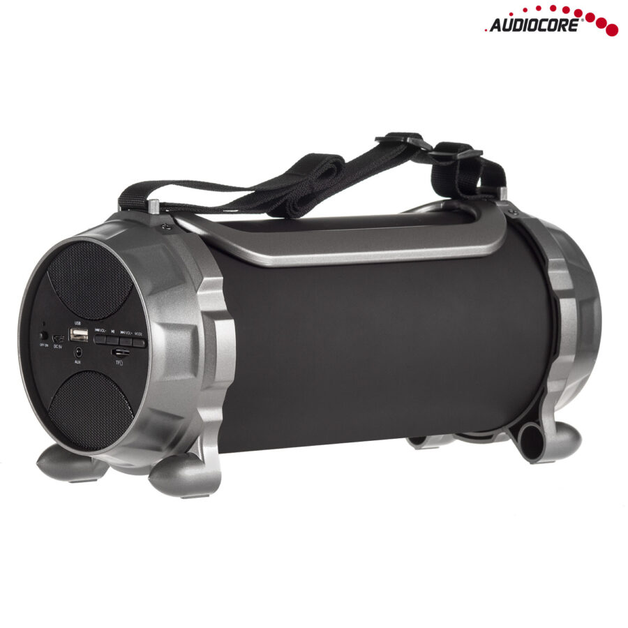 Audiocore Bazooka Bluetooth Hangszóró, FM rádió, microSD kártya, fekete, 100W, 2000mAh, AC890 - Image 2