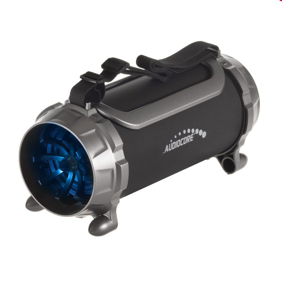 Audiocore Bazooka Bluetooth Hangszóró, FM rádió, microSD kártya, fekete, 100W, 2000mAh, AC890 - Image 3