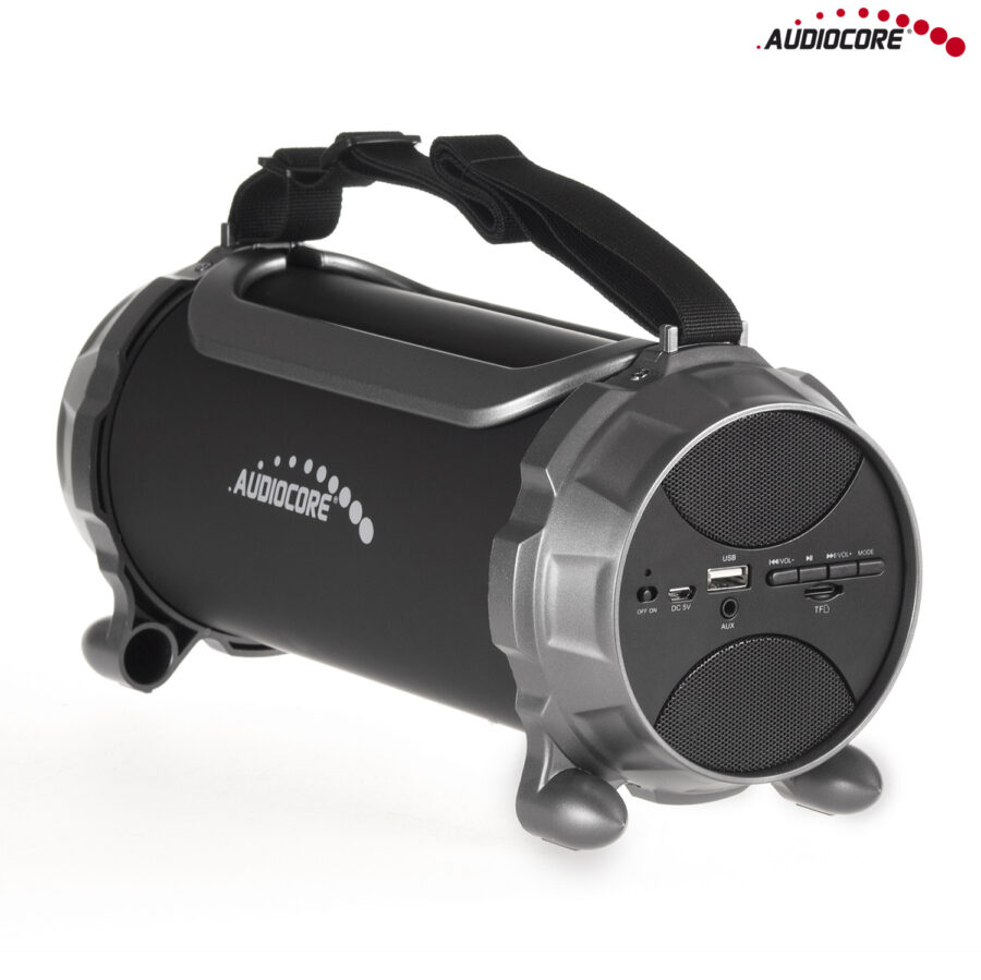 Audiocore Bazooka Bluetooth Hangszóró, FM rádió, microSD kártya, fekete, 100W, 2000mAh, AC890 - Image 4