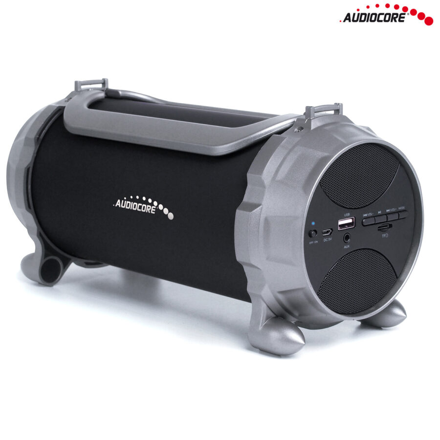 Audiocore Bazooka Bluetooth Hangszóró, FM rádió, microSD kártya, fekete, 100W, 2000mAh, AC890 - Image 5