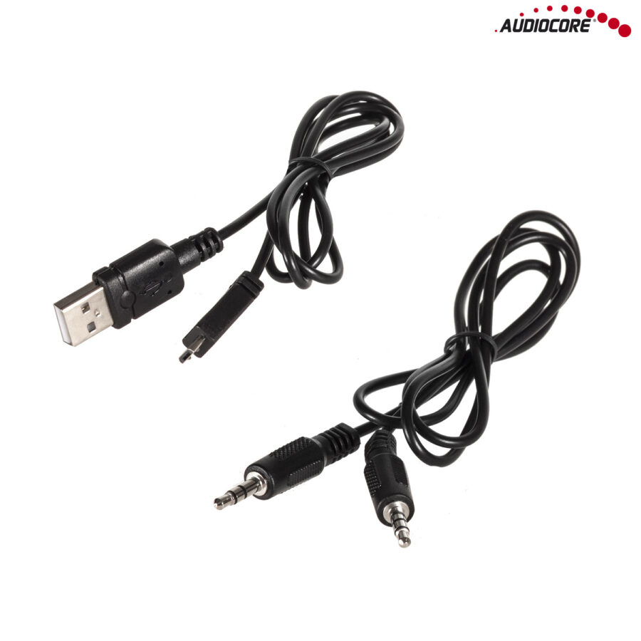 Audiocore Bazooka Bluetooth Hangszóró, FM rádió, microSD kártya, fekete, 100W, 2000mAh, AC890 - Image 7
